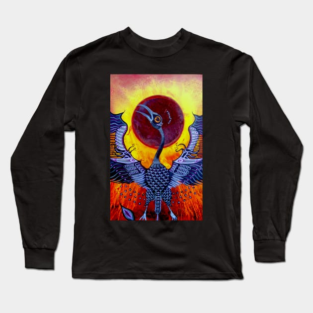 Serendipitous Fire Long Sleeve T-Shirt by Jacob Wayne Bryner 